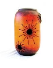 Florero Timbal con Tres Perforaciones